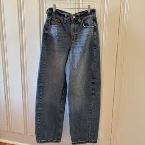 BDG women’s Straight-Leg Jeans in Faded Blue